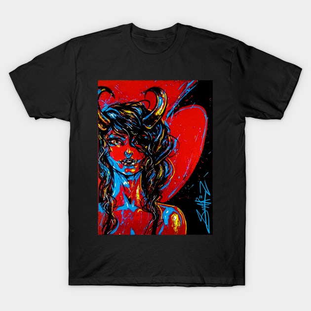 Devil T-Shirt by SuarezArt